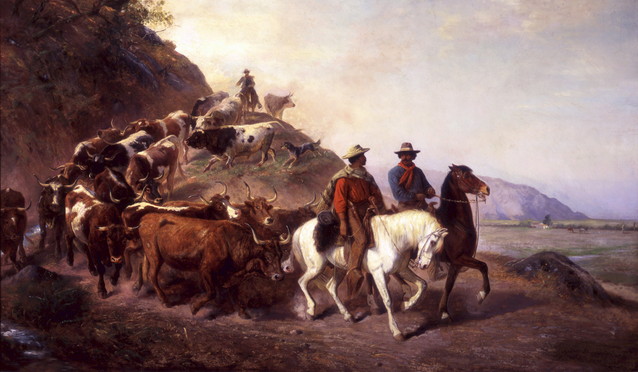 William Hahn, Mexican Cattle Drivers in Southern California