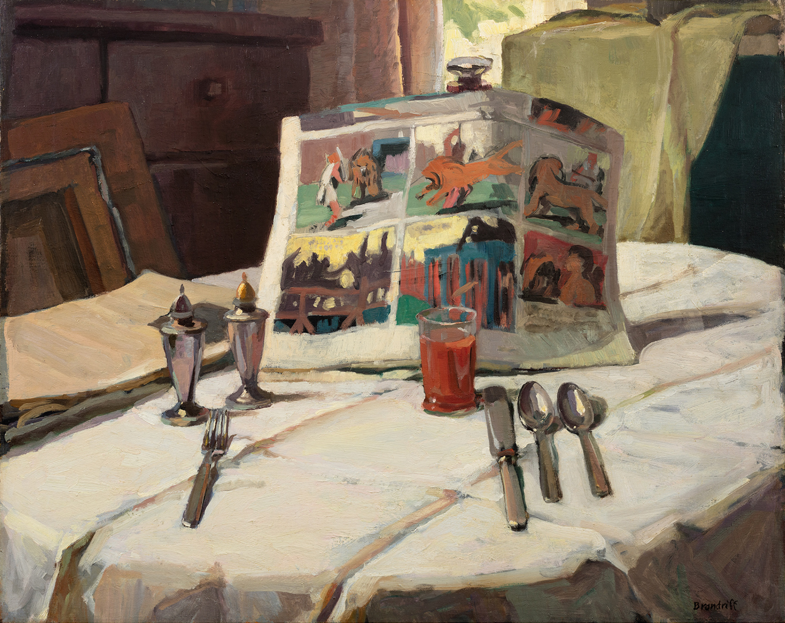 George Brandriff, Sunday Breakfast, c. 1935, Buck Inv# 2293 George Brandriff, Sunday Breakfast