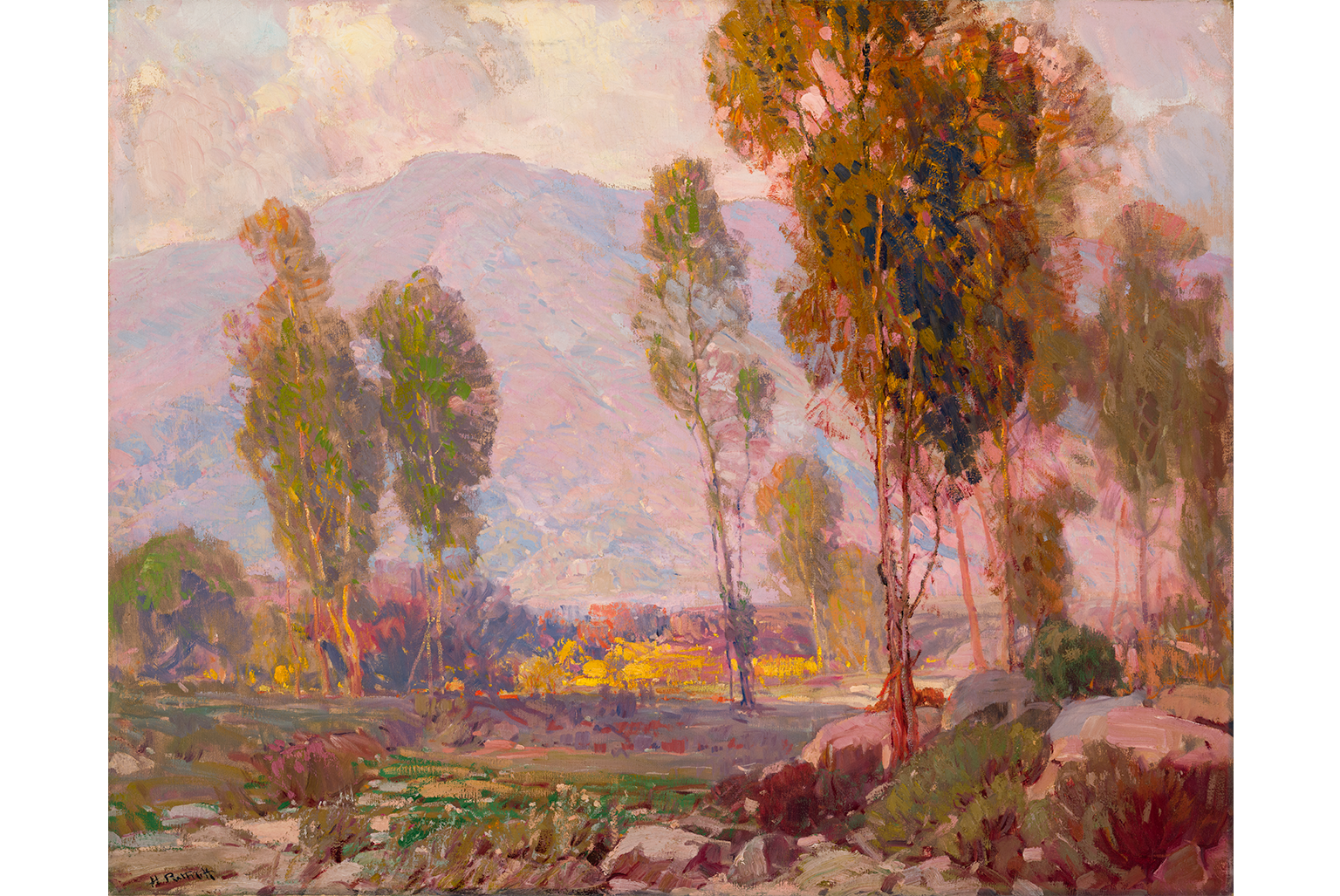 Hanson Duvall Puthuff, Verdugo Canyon, after 1926, Oil on canvas, 32 x 40 in. UCI Jack and Shanaz Langson Institute and Museum of California Art, Gift of The Irvine Museum