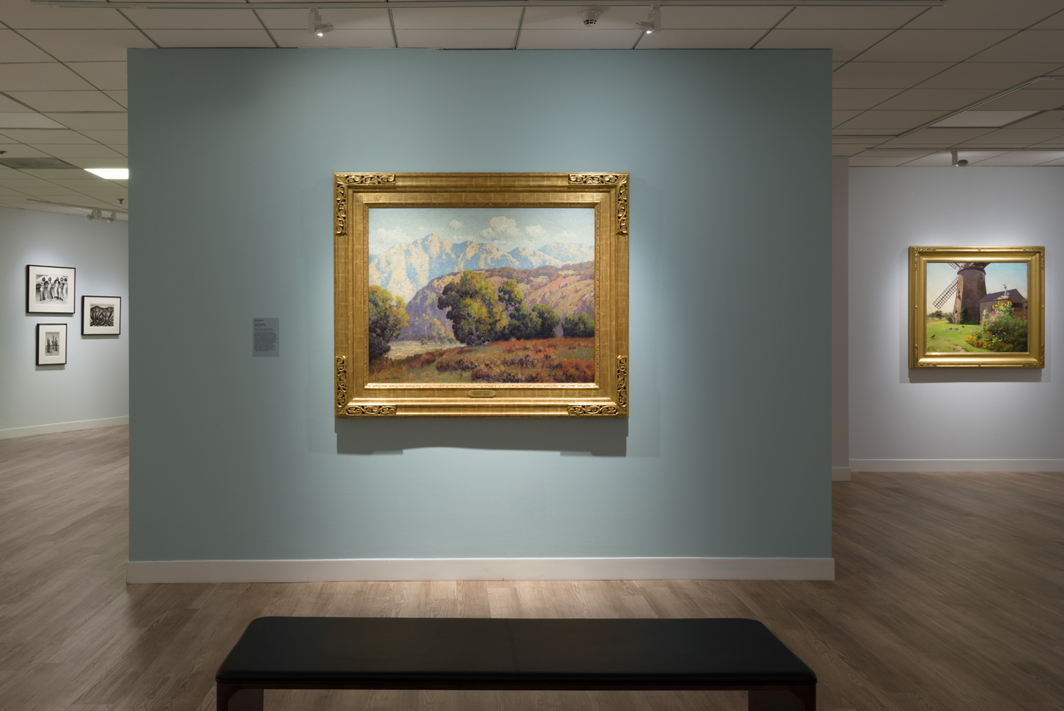 Spiritual Geographies: Religion and Landscape Art in California, 1890 - 1930 (installation view), 2024, UCI Jack and Shanaz Langson Institute and Museum of California Art, photo by Jeff McLane